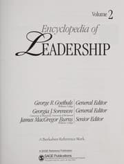 Tapa de Encyclopedia of leadership