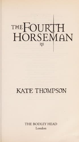 Tapa de The fourth horseman