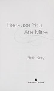 Tapa de Because you are mine