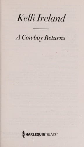 Tapa de A cowboy returns