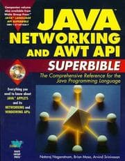 Tapa de Java networking and AWT API superbible