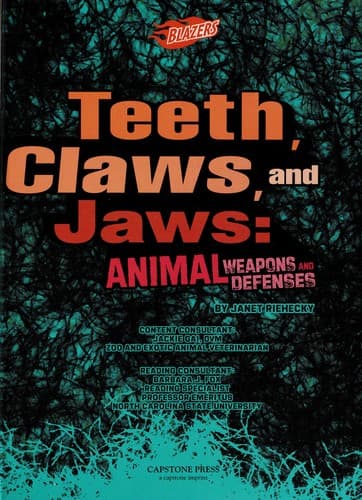 Tapa de Teeth, claws, and jaws