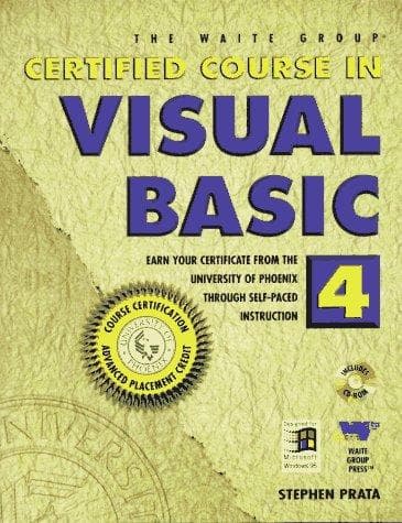 Tapa de Certified course in Visual Basic 4.0