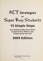 Tapa de Procrastinator's Guide to the ACT 2009