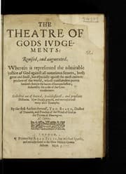 Tapa de The theatre of Gods judgements