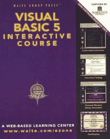 Tapa de Visual Basic 5 interactive course