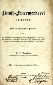 Tapa de Die Kunst-Feuerwerkerei zu Lande
