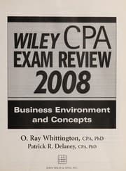 Tapa de Wiley CPA exam review 2008