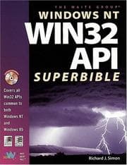 Tapa de Windows NT Win32 API SuperBible