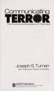 Tapa de Communicating terror