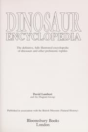 Tapa de Dinosaur encyclopedia