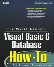 Tapa de The Waite Group's Visual Basic 6 database how-to
