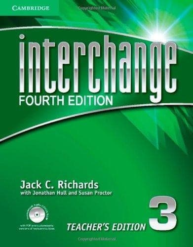 Tapa de Interchange 3. Teacher's edition - 4. ed.