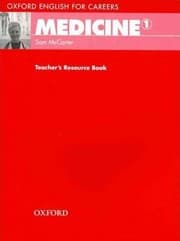 Tapa de Oxford english for careers. Medicine. Teacher's resource book
