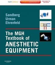 Tapa de The MGH textbook of anesthetic equipment