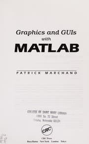 Tapa de Graphics and GUIs with MATLAB