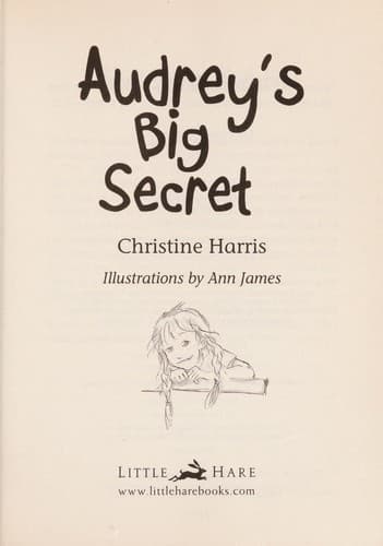 Tapa de Audrey's big secret