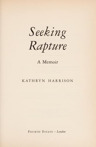 Tapa de Seeking rapture