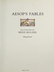 Tapa de Aesop's fables