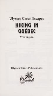 Tapa de Hiking in Quebec (Ulysses Green Escapes)