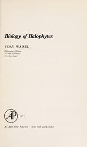 Tapa de Biology of halophytes
