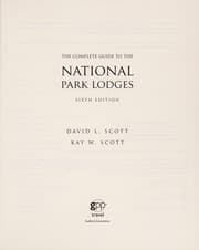 Tapa de The complete guide to the national park lodges
