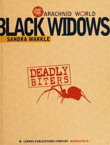 Tapa de Black widow spiders