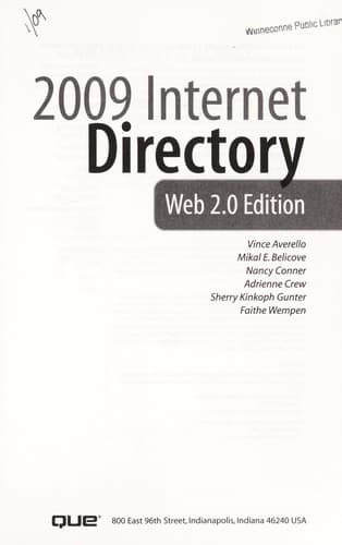 Tapa de 2009 Internet directory