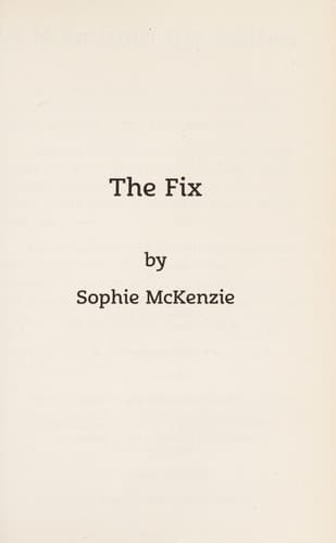 Tapa de The fix