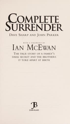 Tapa de Complete surrender