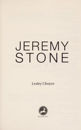 Tapa de Jeremy Stone
