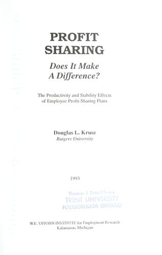 Tapa de Profit sharing