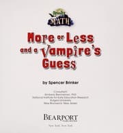 Tapa de More or less and a vampire's guess