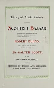 Tapa de Scottish bazaar