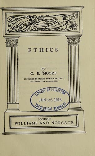 Tapa de Ethics