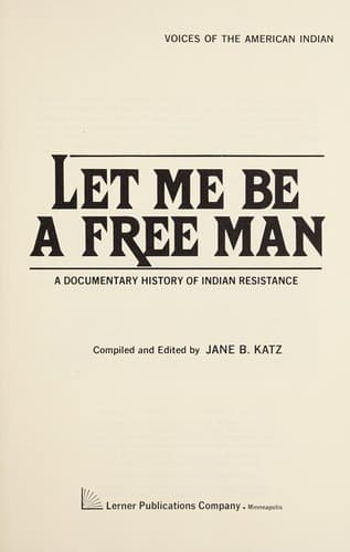 Tapa de Let Me Be a Free Man