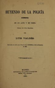 Tapa de Huyendo de la policía