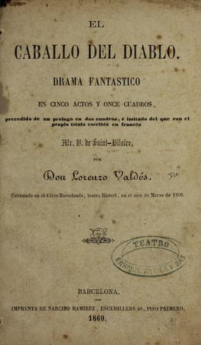 Tapa de El caballo del diablo