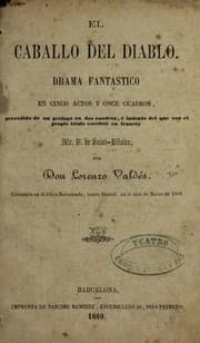 Tapa de El caballo del diablo