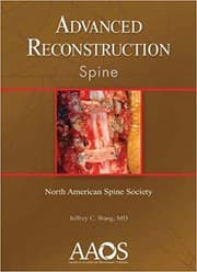 Tapa de Advanced reconstruction : spine