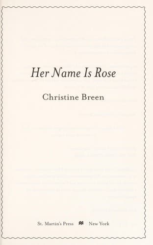 Tapa de Her name is Rose