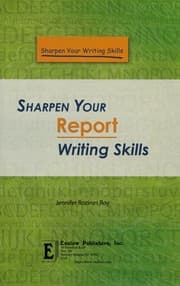 Tapa de Sharpen your report writing skills