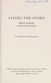 Tapa de Living the story