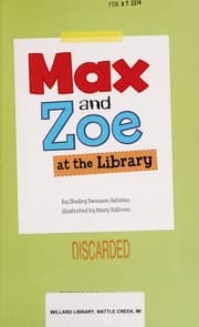 Tapa de Max and Zoe at the library