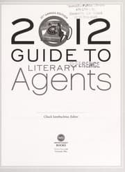 Tapa de 2012 guide to literary agents