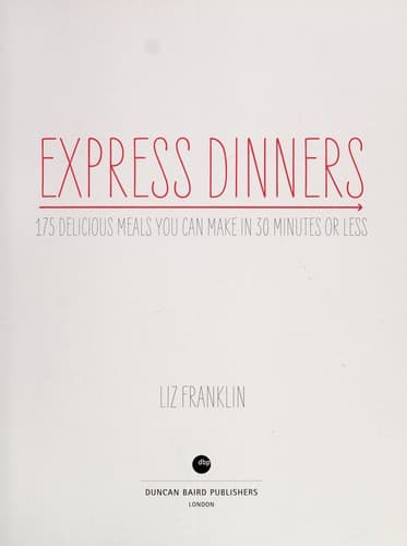 Tapa de Express dinners