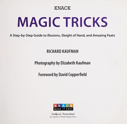 Tapa de Knack magic tricks