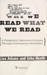Tapa de Why we read what we read
