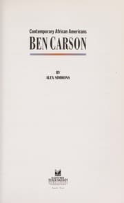 Tapa de Ben Carson