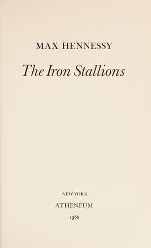 Tapa de The iron stallions